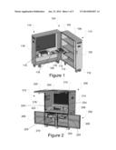 JOBSITE STORAGE CABINET FOR HOUSING ELECTRONIC EQUIPMENT diagram and image