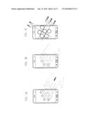SYSTEM AND METHOD FOR DISPLAYING KEYPAD VIA VARIOUS TYPES OF GESTURES diagram and image