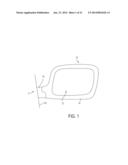 MIRROR ASSEMBLY WITH FORMED REFLECTIVE ELEMENT SUBSTRATE diagram and image