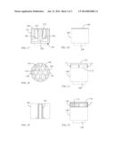 Cup-shaped heat dissipater having heat conductive rib therein and applied     in electric luminous body diagram and image