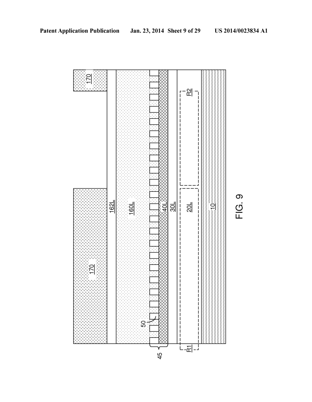 IMAGE TRANSFER PROCESS EMPLOYING A HARD MASK LAYER - diagram, schematic, and image 10