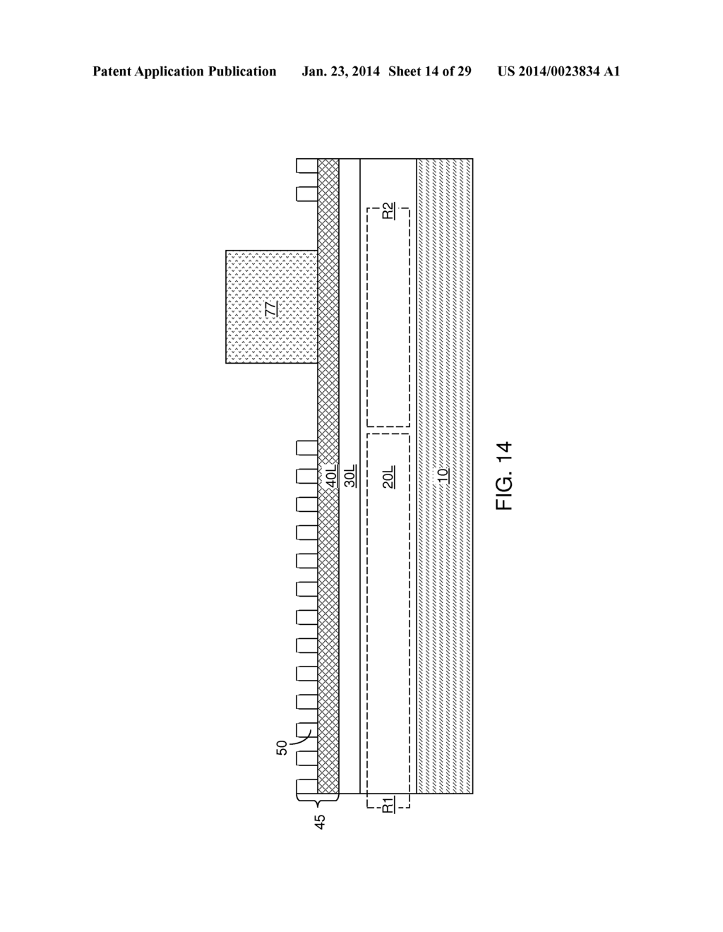 IMAGE TRANSFER PROCESS EMPLOYING A HARD MASK LAYER - diagram, schematic, and image 15