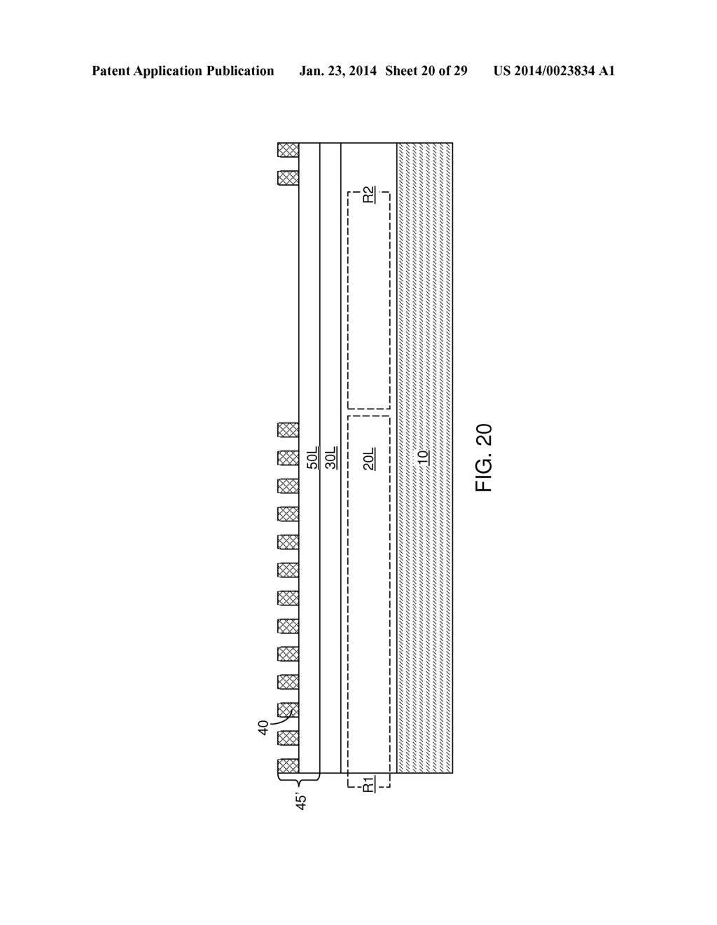 IMAGE TRANSFER PROCESS EMPLOYING A HARD MASK LAYER - diagram, schematic, and image 21