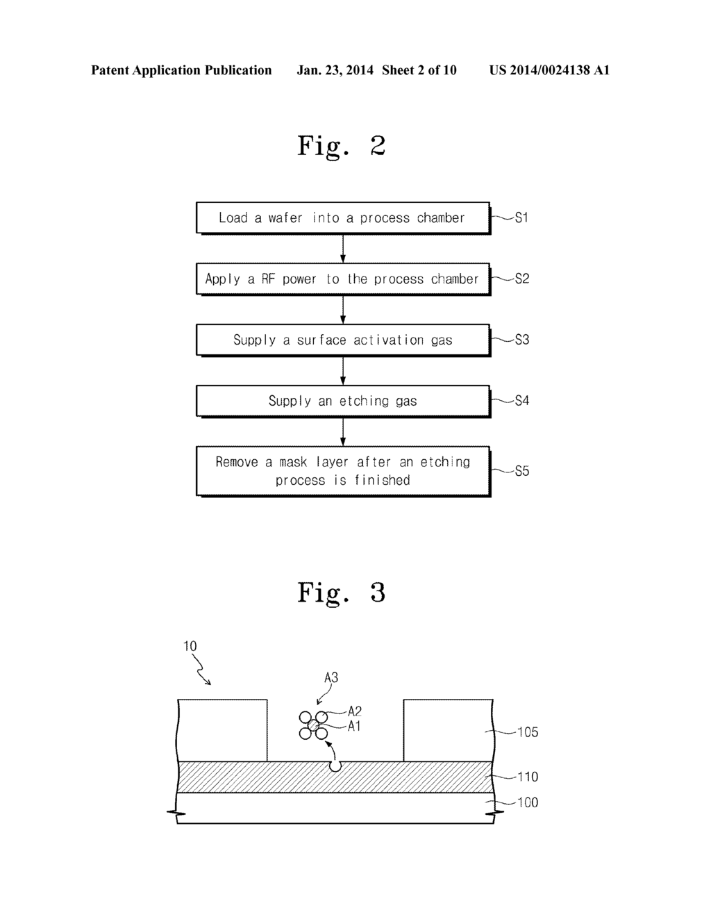 METHOD FOR ETCHING METAL LAYER AND METHOD FOR MANUFACTURING A     SEMICONDUCTOR DEVICE USING THE SAME - diagram, schematic, and image 03