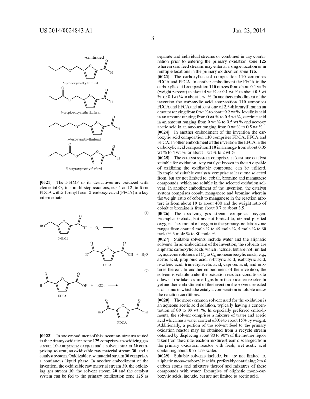 OXIDATION PROCESS TO PRODUCE A PURIFIED CARBOXYLIC ACID PRODUCT VIA     SOLVENT DISPLACEMENT AND POST OXIDATION - diagram, schematic, and image 06