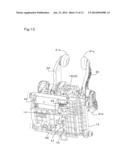 BACK KNEADING DEVICE AND CHAIR-TYPE MASSAGE APPARATUS EQUIPPED WITH THE     BACK KNEADING DEVICE diagram and image