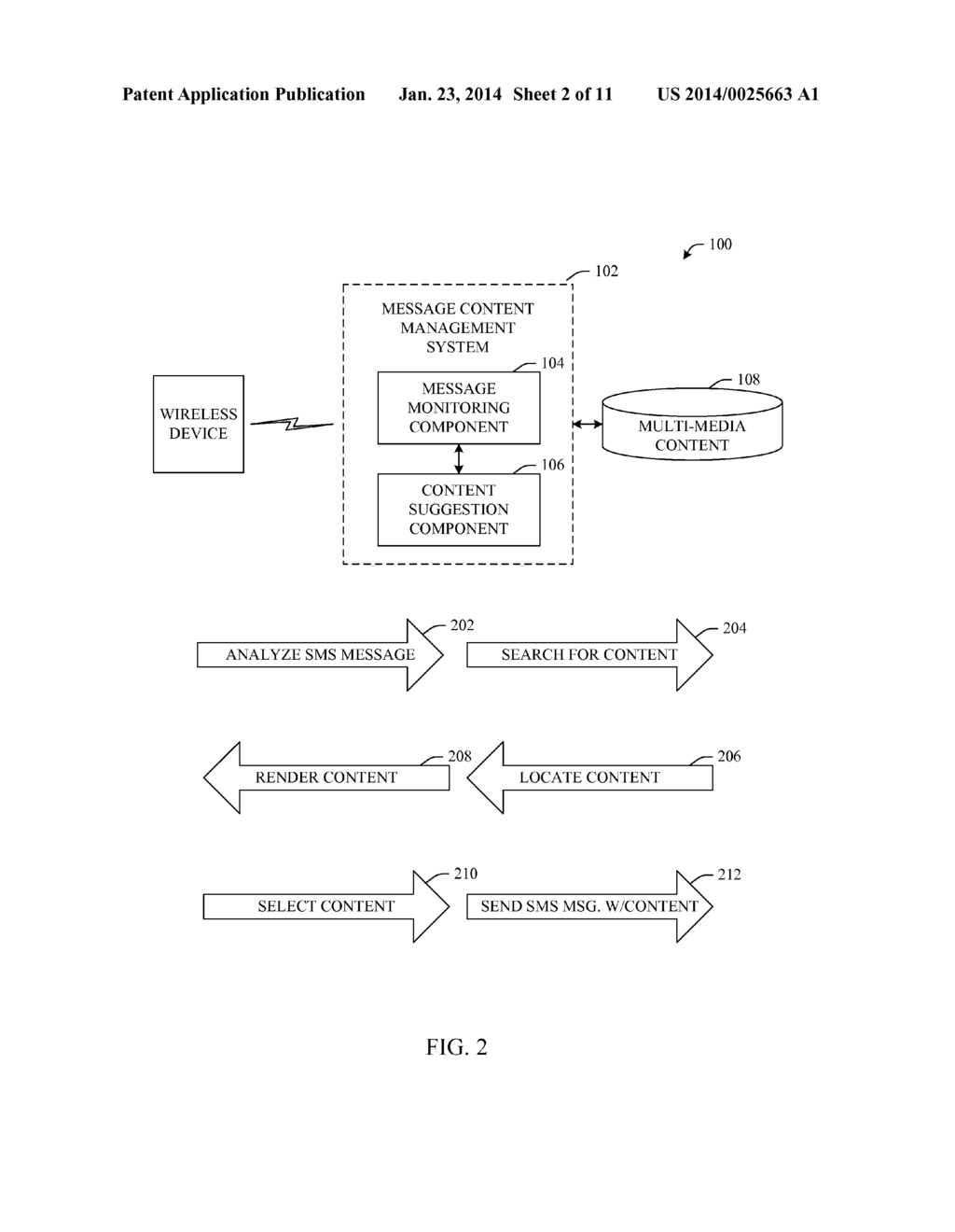 MESSAGE CONTENT MANAGEMENT SYSTEM - diagram, schematic, and image 03