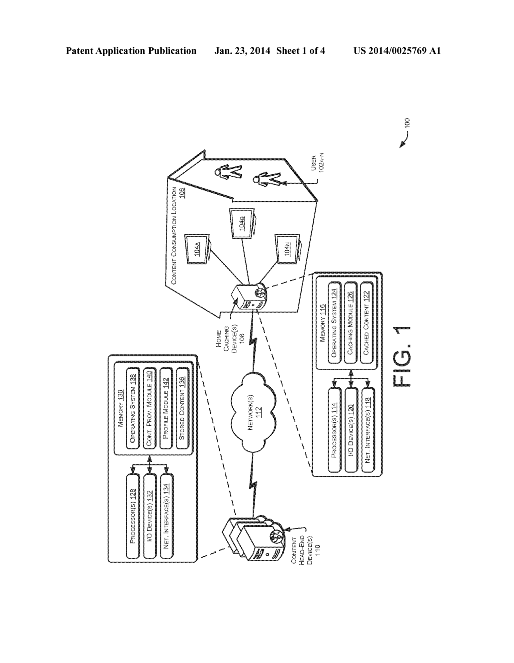 INTELLIGENT CACHING OF CONTENT ITEMS - diagram, schematic, and image 02