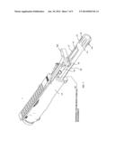 SELF LOADING FIREARM BOLT CARRIER WITH INTEGRAL CARRIER KEY AND ANGLED     STRIKE FACE diagram and image