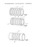 FLEXIBLE TUBULAR MOLDED BODY, SUCH AS BELLOWS, AND METHOD FOR THE     MANUFACTURE THEREOF diagram and image