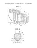 TAPE WINDING STRUCTURE AT WIRE GUIDING OUT PORTION diagram and image