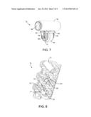 MODULAR CONVEYOR BELT WITH EXTENDED RAISED RIBS diagram and image