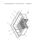 PROCESS FOR HANDLING OR PROCESSING CONTAINERS FOR MEDICAL OR     PHARMACEUTICAL APPLICATIONS AND CARRIER AND TRANSPORT OR PACKAGING     CONTAINER THEREOF diagram and image