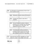 USING PRESSURE DIFFERENCES WITH A TOUCH-SENSITIVE DISPLAY SCREEN diagram and image