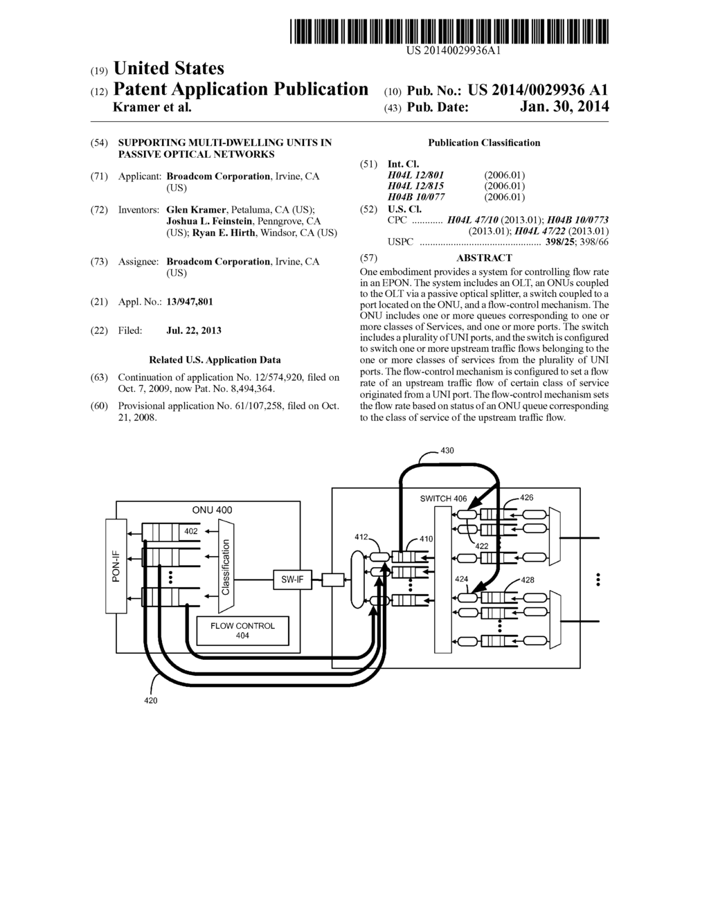 Supporting Multi-Dwelling Units in Passive Optical Networks - diagram, schematic, and image 01