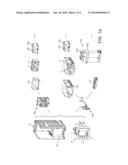 SET OF MODULAR BEVERAGE PREPARATION MACHINES AND PROCESSES FOR CONFIGURING     AND MANUFACTURING THE MACHINES diagram and image