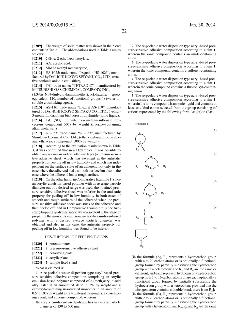 RE-PEELABLE WATER DISPERSION TYPE ACRYL-BASED PRESSURE-SENSITIVE ADHESIVE     COMPOSITION, PRESSURE-SENSITIVE ADHESIVE SHEET, AND OPTICAL MEMBER - diagram, schematic, and image 24