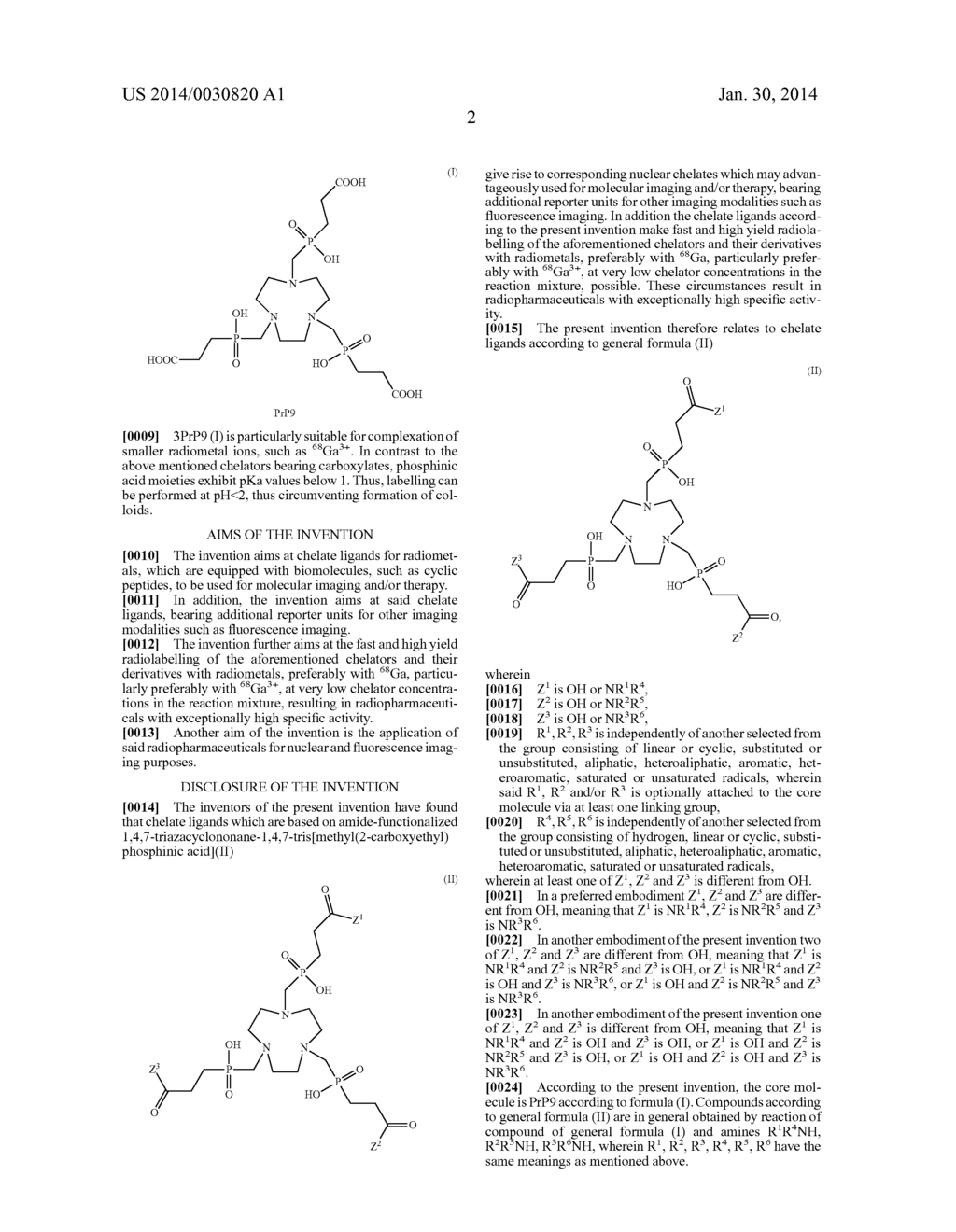 TRIAZACYCLONONANE-BASED PHOSPHINATE LIGAND AND ITS USE FOR MOLECULAR     IMAGING - diagram, schematic, and image 11