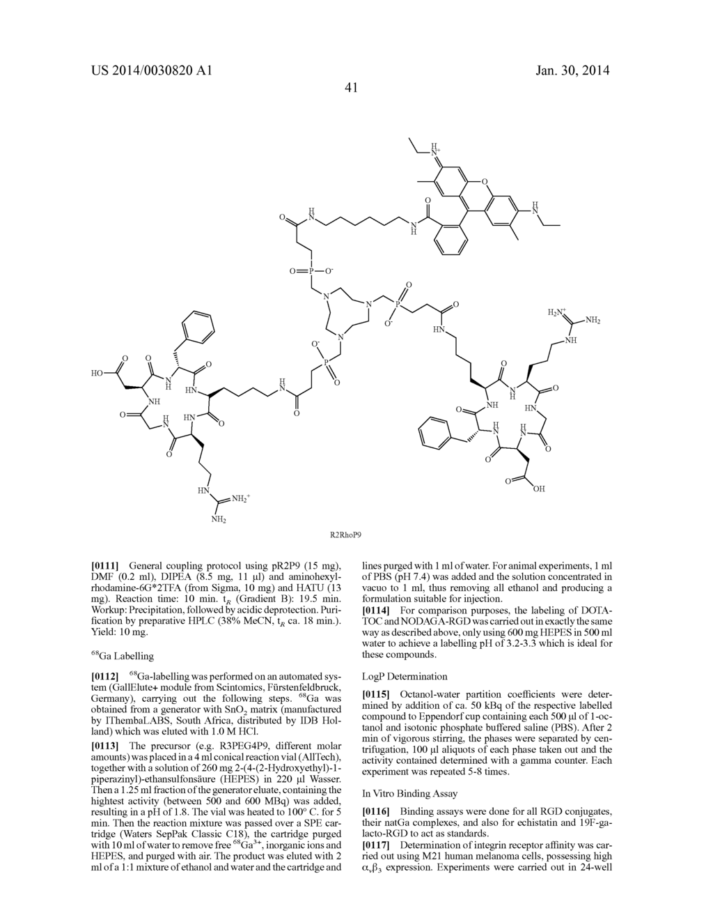 TRIAZACYCLONONANE-BASED PHOSPHINATE LIGAND AND ITS USE FOR MOLECULAR     IMAGING - diagram, schematic, and image 50