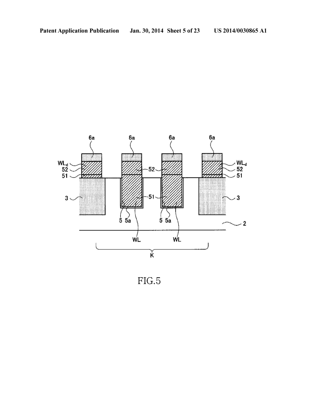 METHOD OF MANUFACTURING SEMICONDUCTOR DEVICE HAVING CYLINDRICAL LOWER     CAPACITOR ELECTRODE - diagram, schematic, and image 06