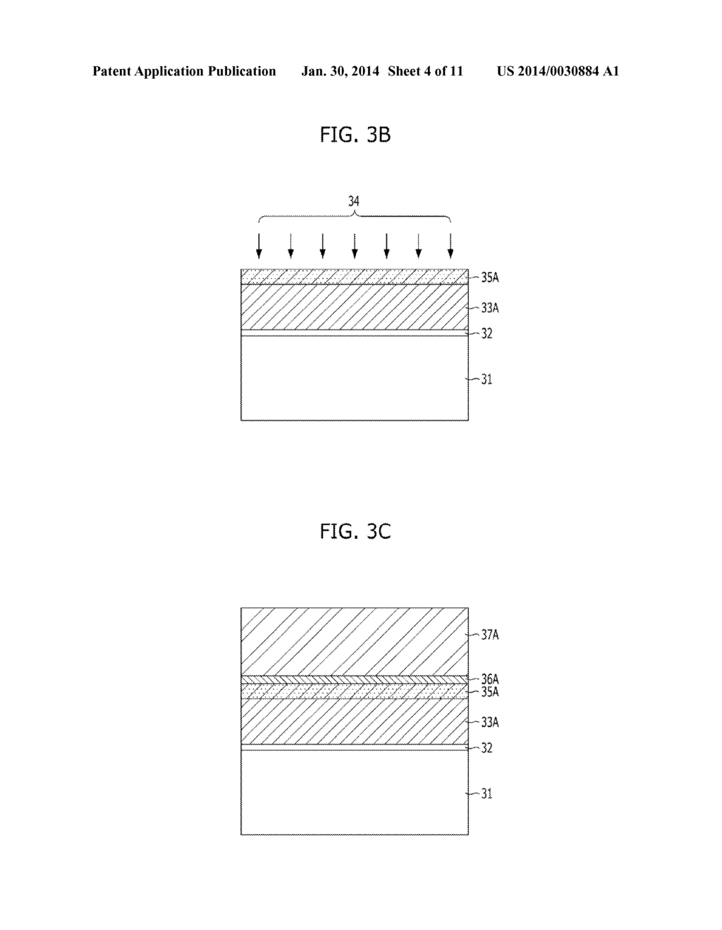 METHOD FOR FABRICATING SEMICONDUCTOR DEVICE INCLUDING SILICON-CONTAINING     LAYER AND METAL-CONTAINING LAYER, AND CONDUCTIVE STRUCTURE OF THE SAME - diagram, schematic, and image 05