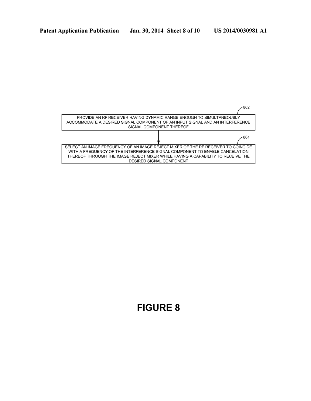 SIMULTANEOUS ACCOMMODATION OF A LOW POWER SIGNAL AND AN INTERFERING SIGNAL     IN A RADIO FREQUENCY (RF) RECEIVER - diagram, schematic, and image 09