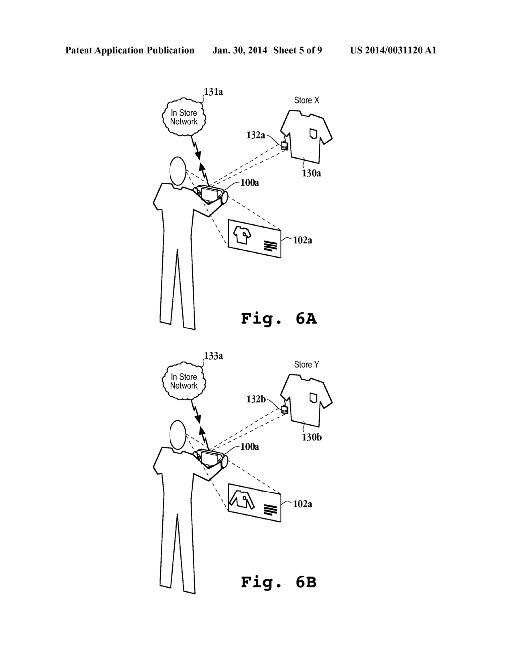 Using a Portable Device to Interface with a Video Game Rendered on a Main     Display - diagram, schematic, and image 06