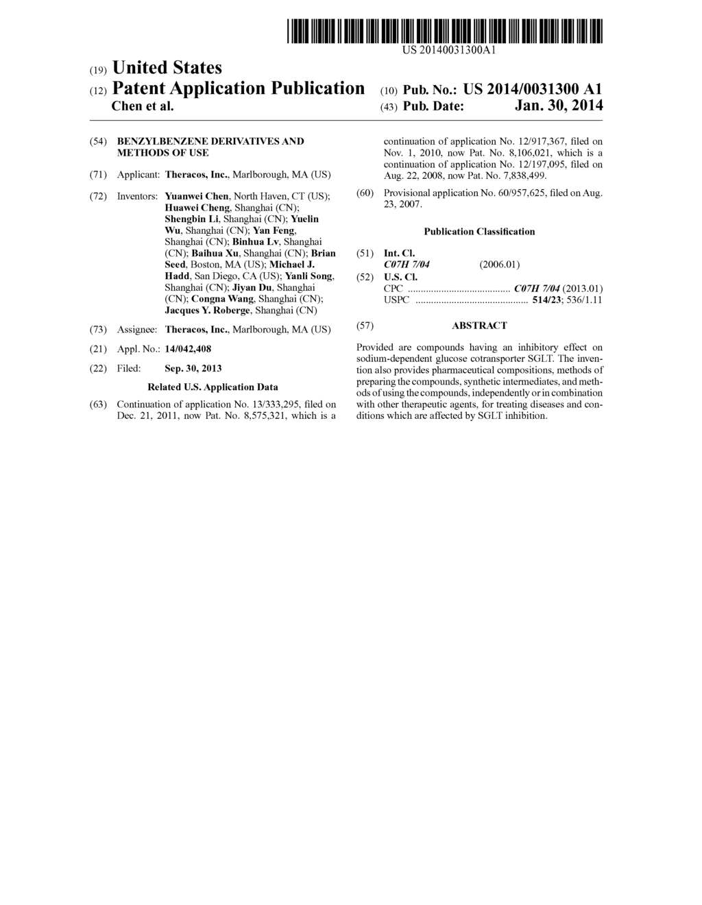 BENZYLBENZENE DERIVATIVES AND METHODS OF USE - diagram, schematic, and image 01