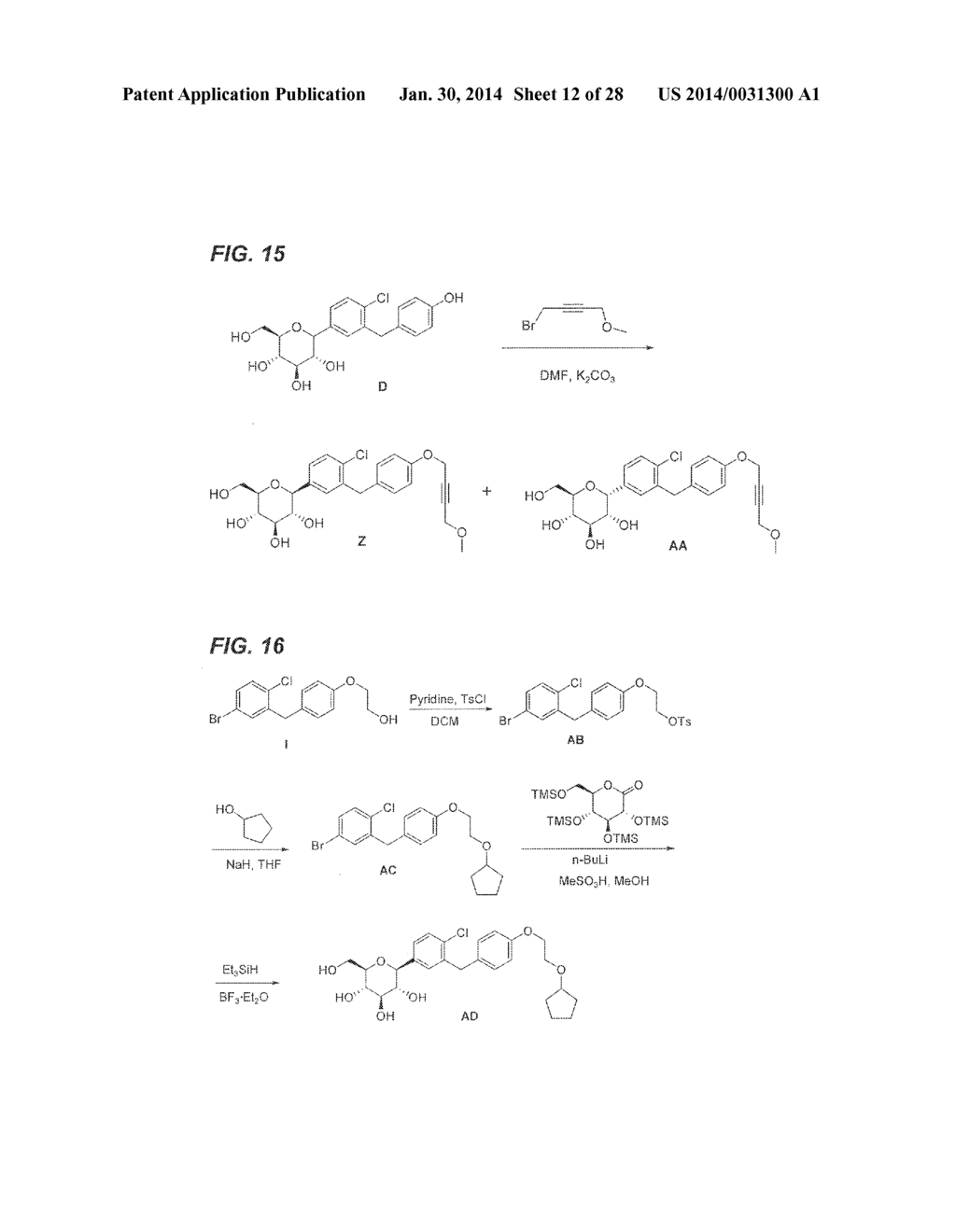 BENZYLBENZENE DERIVATIVES AND METHODS OF USE - diagram, schematic, and image 13