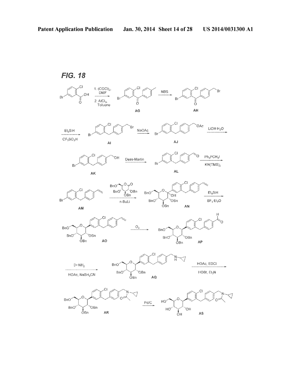 BENZYLBENZENE DERIVATIVES AND METHODS OF USE - diagram, schematic, and image 15