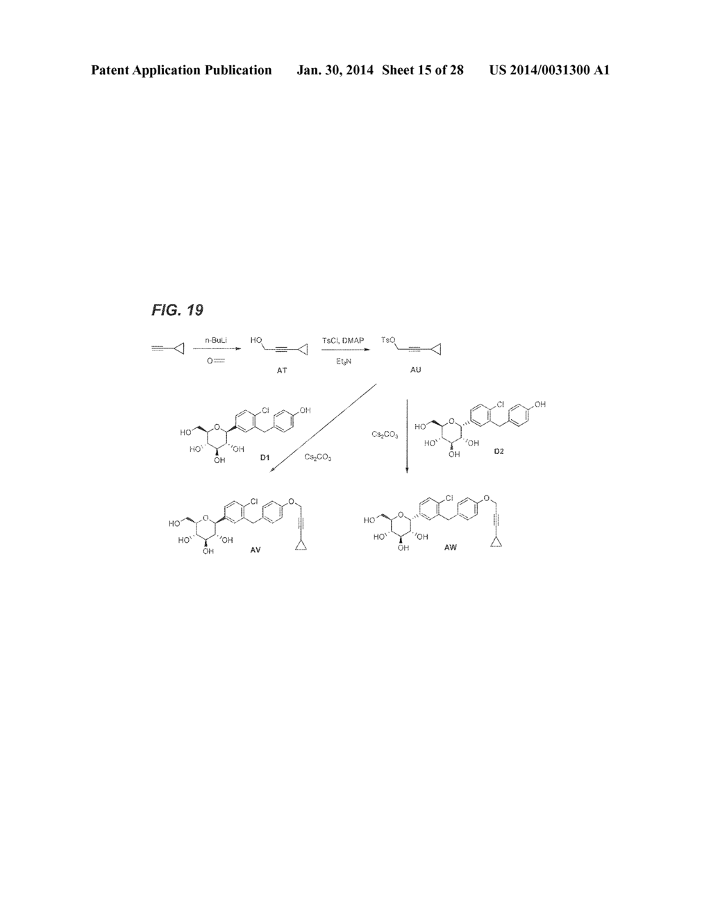 BENZYLBENZENE DERIVATIVES AND METHODS OF USE - diagram, schematic, and image 16