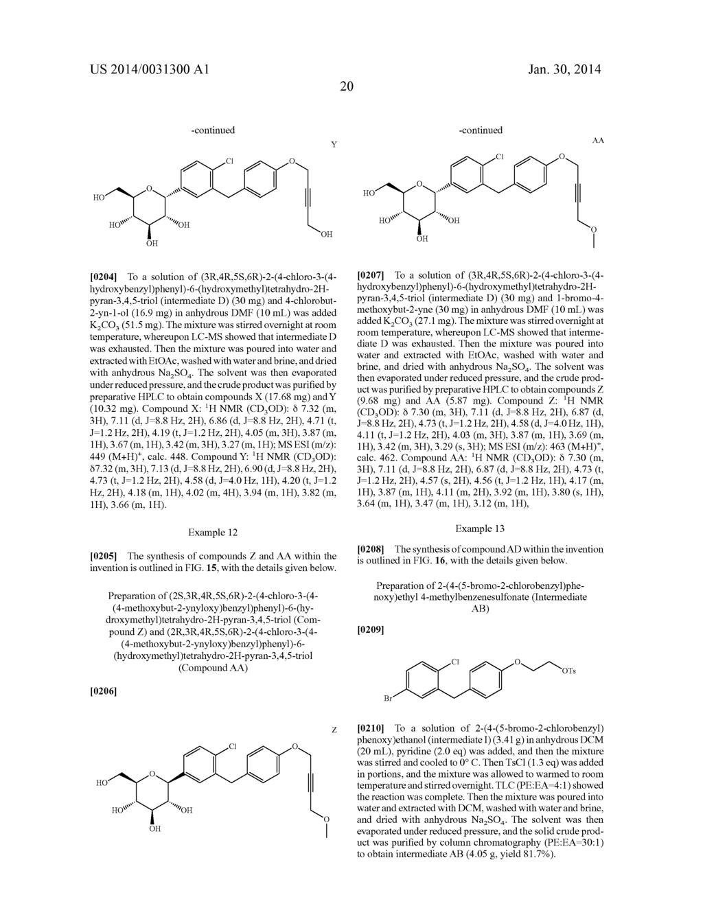 BENZYLBENZENE DERIVATIVES AND METHODS OF USE - diagram, schematic, and image 49