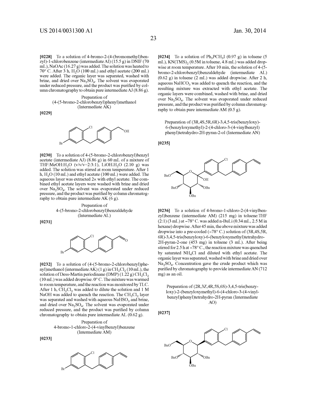 BENZYLBENZENE DERIVATIVES AND METHODS OF USE - diagram, schematic, and image 52