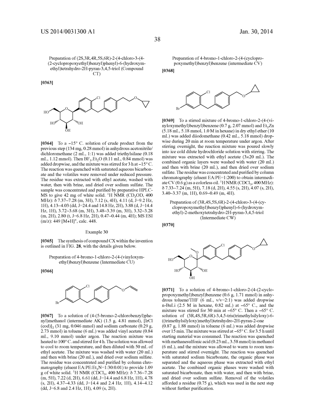 BENZYLBENZENE DERIVATIVES AND METHODS OF USE - diagram, schematic, and image 67