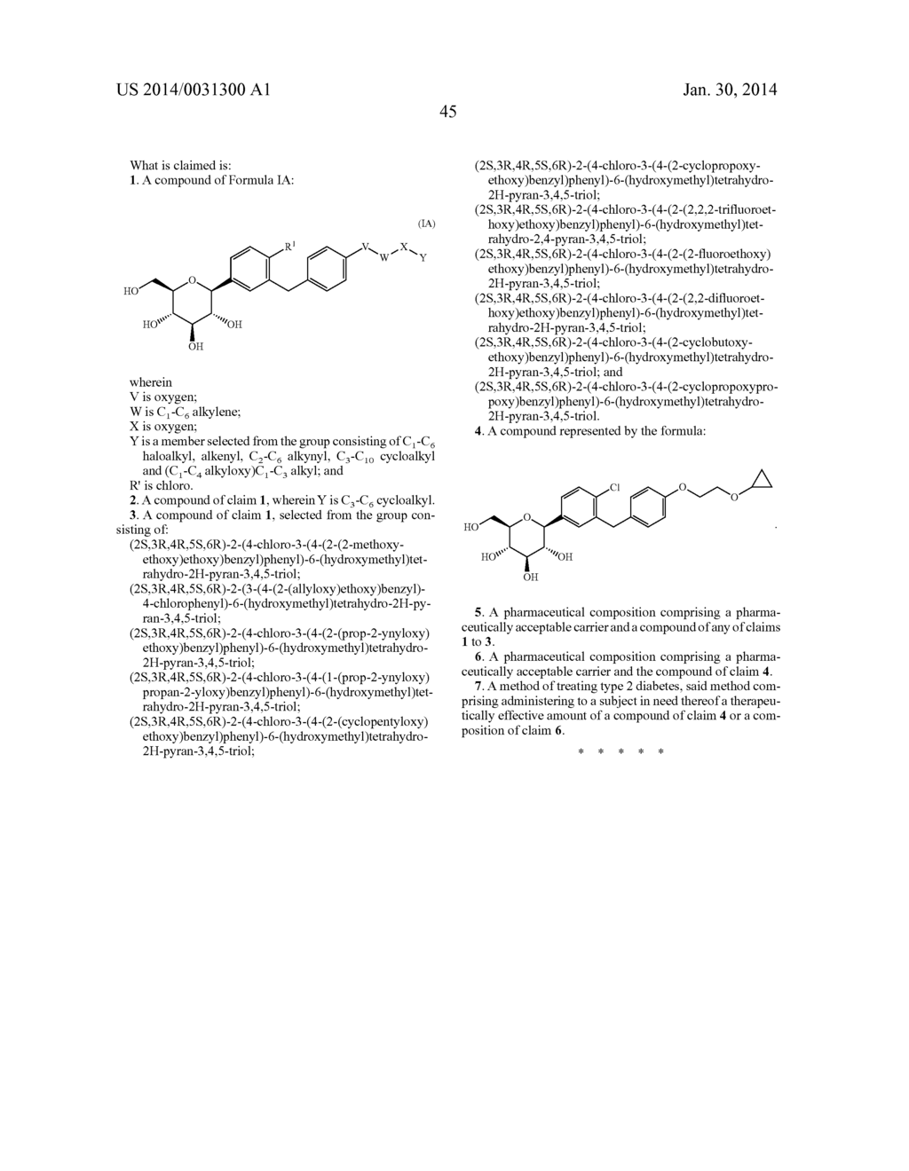 BENZYLBENZENE DERIVATIVES AND METHODS OF USE - diagram, schematic, and image 74