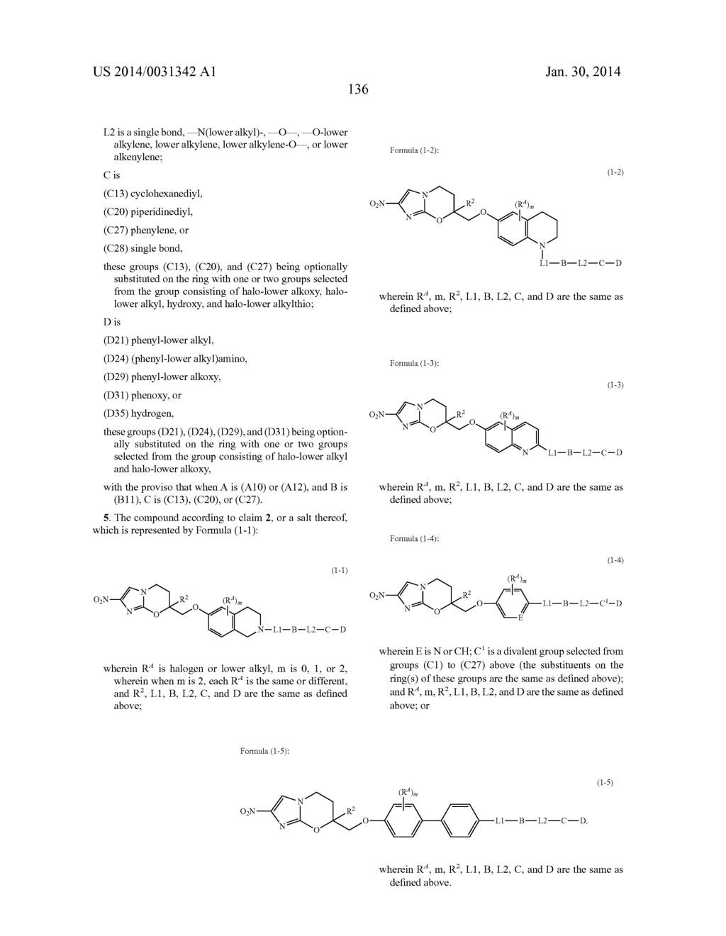 6,7-DIHYDROIMIDAZO [2,1-b] [1,3]OXAZINE BACTERICIDES - diagram, schematic, and image 137