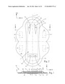 ABSORBENT ARTICLE COMPRISING FLUID HANDLING ZONES diagram and image