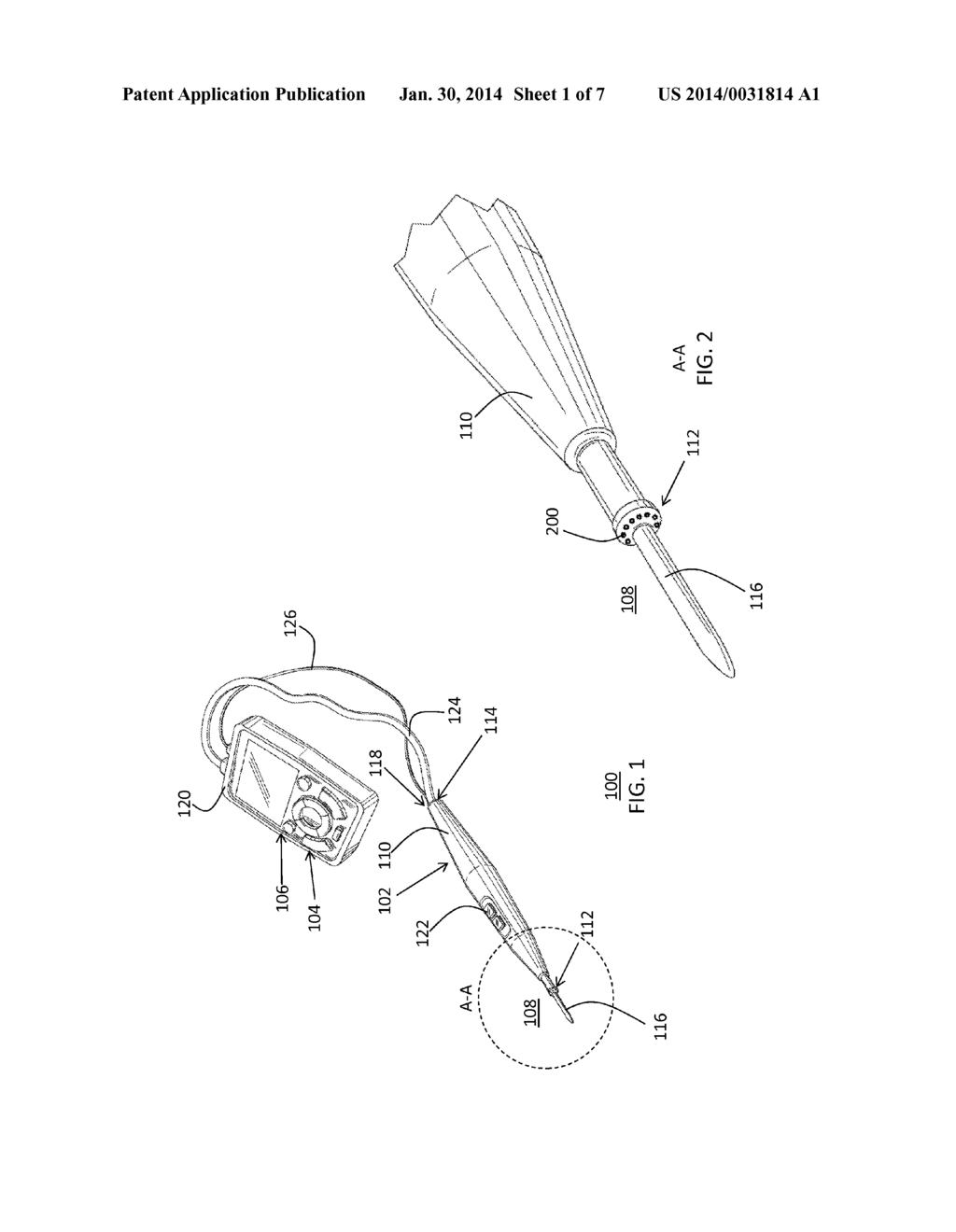 GAS SENSING SURGICAL DEVICE AND METHOD OF USE - diagram, schematic, and image 02