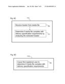 SYSTEM AND METHOD FOR SENDING AND/OR RECEIVING DIGITAL CONTENT BASED ON A     DELIVERY SPECIFICATION diagram and image