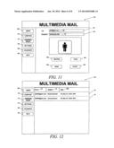 Multimedia mail system diagram and image