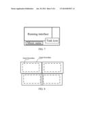 METHOD AND APPARATUS FOR DISPLAYING MULTI-TASK INTERFACE diagram and image