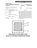 APPARATUS AND METHOD FOR SETTING ICONS diagram and image