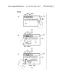 ELECTRONIC APPARATUS, DISPLAY METHOD AND DISPLAY PROGRAM diagram and image