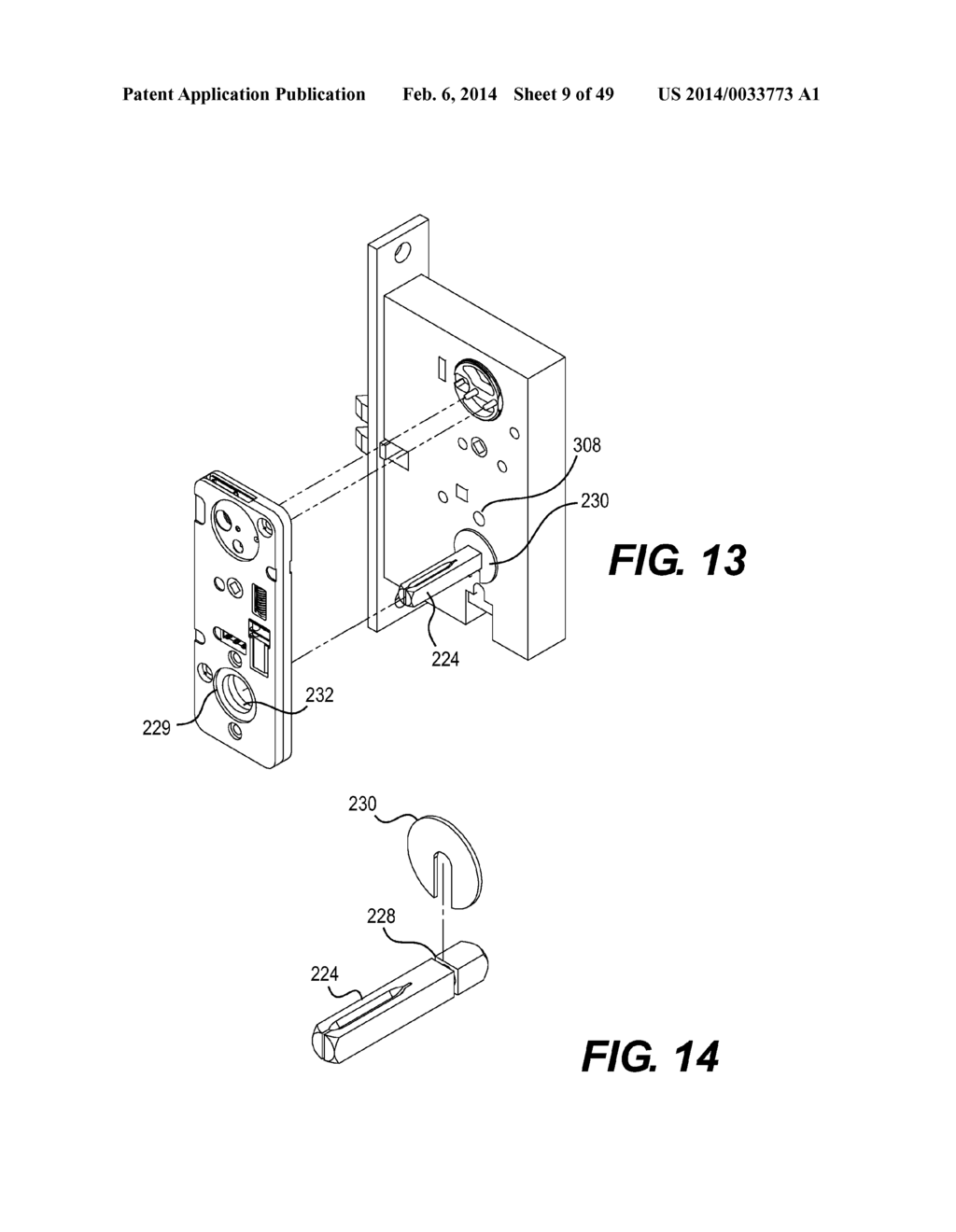 Mortise Lock Apparatus and Electronic Operating System - diagram, schematic, and image 10