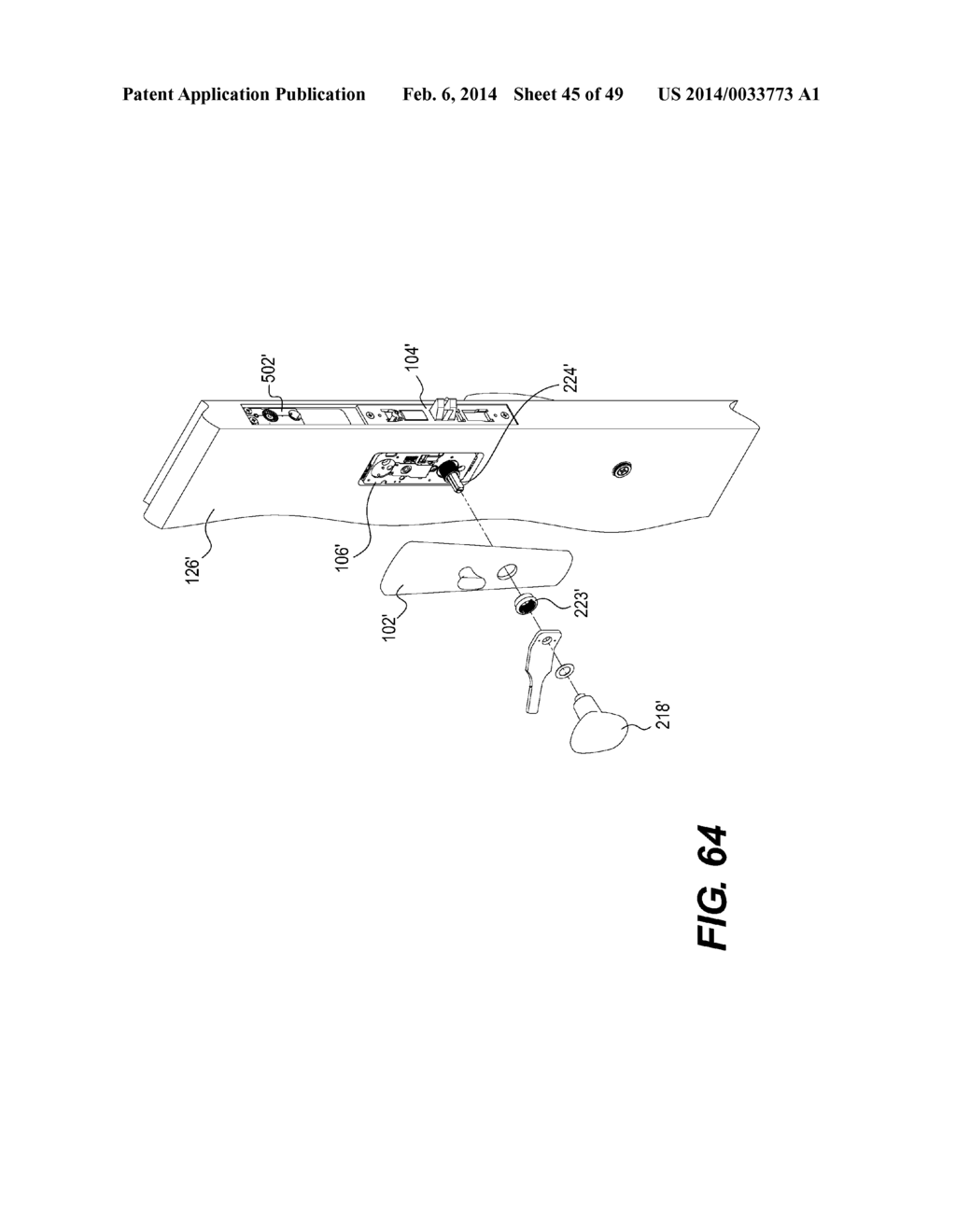 Mortise Lock Apparatus and Electronic Operating System - diagram, schematic, and image 46