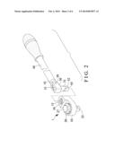 ADJUSTABLE HANDLE FOR DRIVING TOOL diagram and image