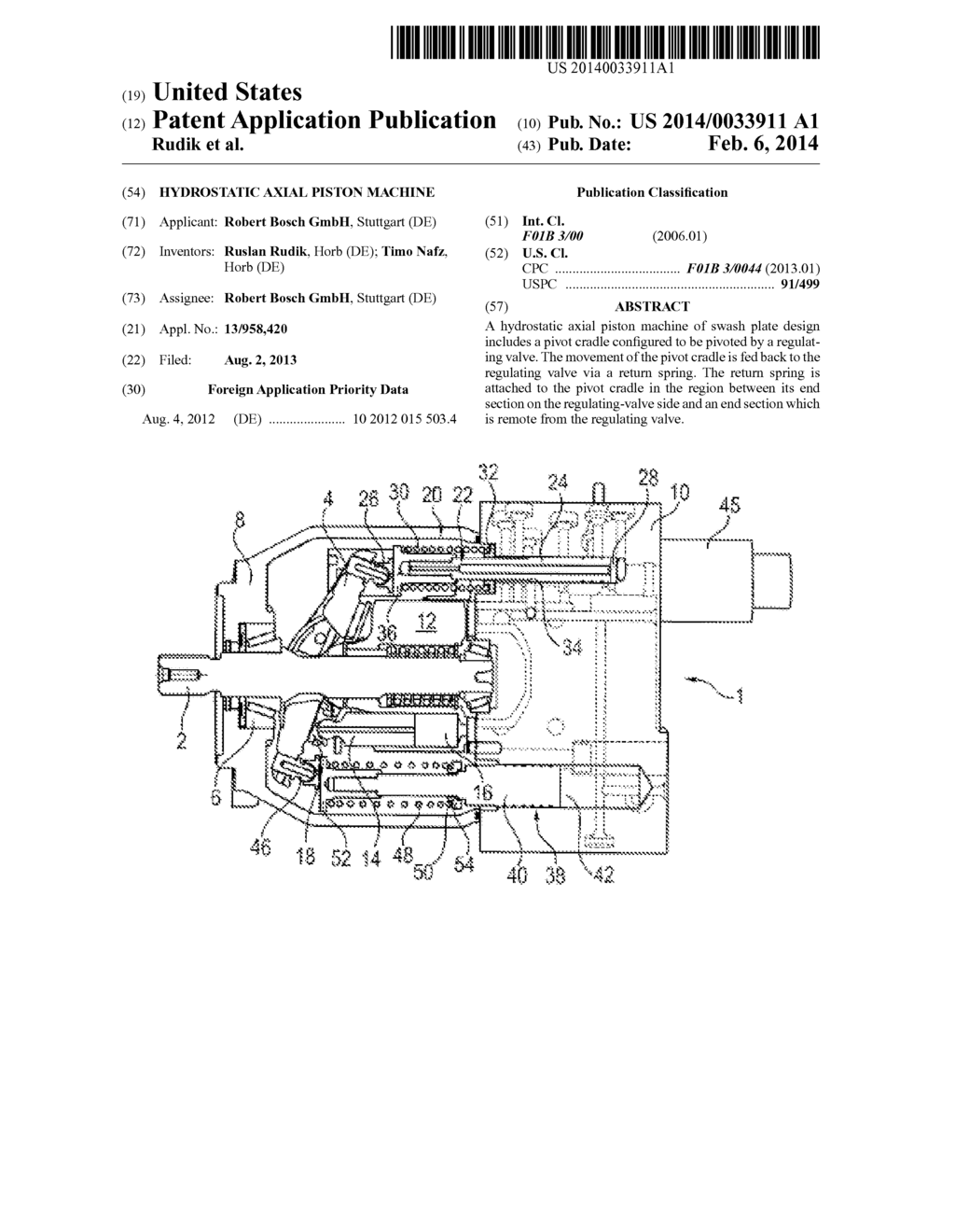 HYDROSTATIC AXIAL PISTON MACHINE - diagram, schematic, and image 01