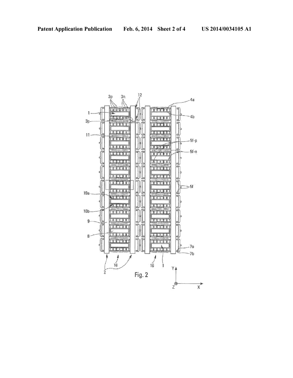 Thermoelectric Device, Especially Intended To Generate An Electrical     Current In An Automotive Vehicle - diagram, schematic, and image 03