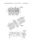 SPLICING OF CURVED ACOUSTIC HONEYCOMB diagram and image