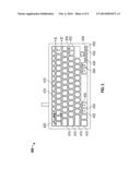 KEYBOARD CONSTRUCTION HAVING A SENSING LAYER BELOW A CHASSIS LAYER diagram and image